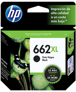 Tinta HP 662XL Negra CZ105AL