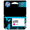 HP Tinta 670 Magenta CZ115AL