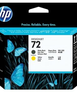 HP Cabezal de Impresión 72 Negro Mate y Amarillo C9384A