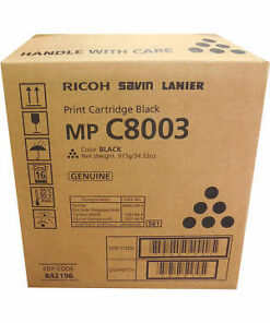 Ricoh Toner MP C8003 Negro 842196