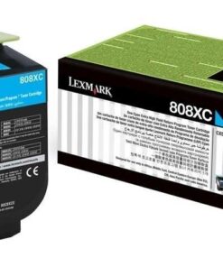 Lexmark Toner 808XC Cian 80C8XC0