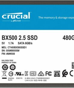 Crucial Disco SSD 480GB BX500 3D SATA CT480BX500SSD1