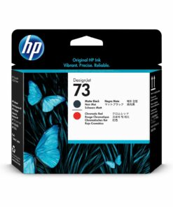 HP Cabezal de Impresión 73 Negro Mate y Rojo Cromático CD949A