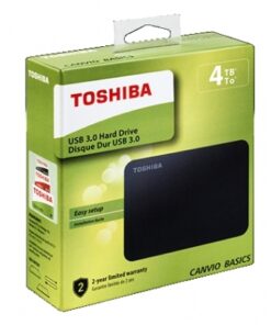 TOSHIBA Disco Duro Externo Canvio Basics 4TB HDTB440XK3CA