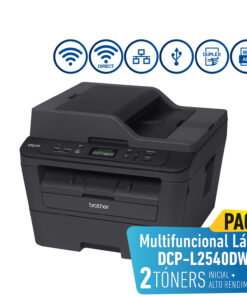 BROTHER Impresora Multifuncional DCPL2540DW + Toner extra