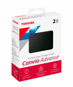 TOSHIBA Disco Duro Externo Canvio Advance Negro 2TB USB 3.0 HDTCA20XK3AA