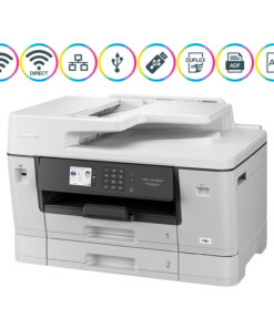 Brother Impresora Multifuncional de inyeccion de tinta a color MFC-J6740DW A3