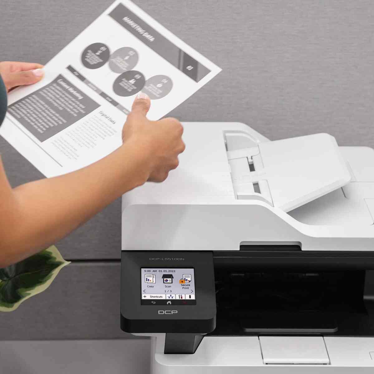 Brother DCP-L5510DN impresora multifuncional láser monocromática - Imagen 7