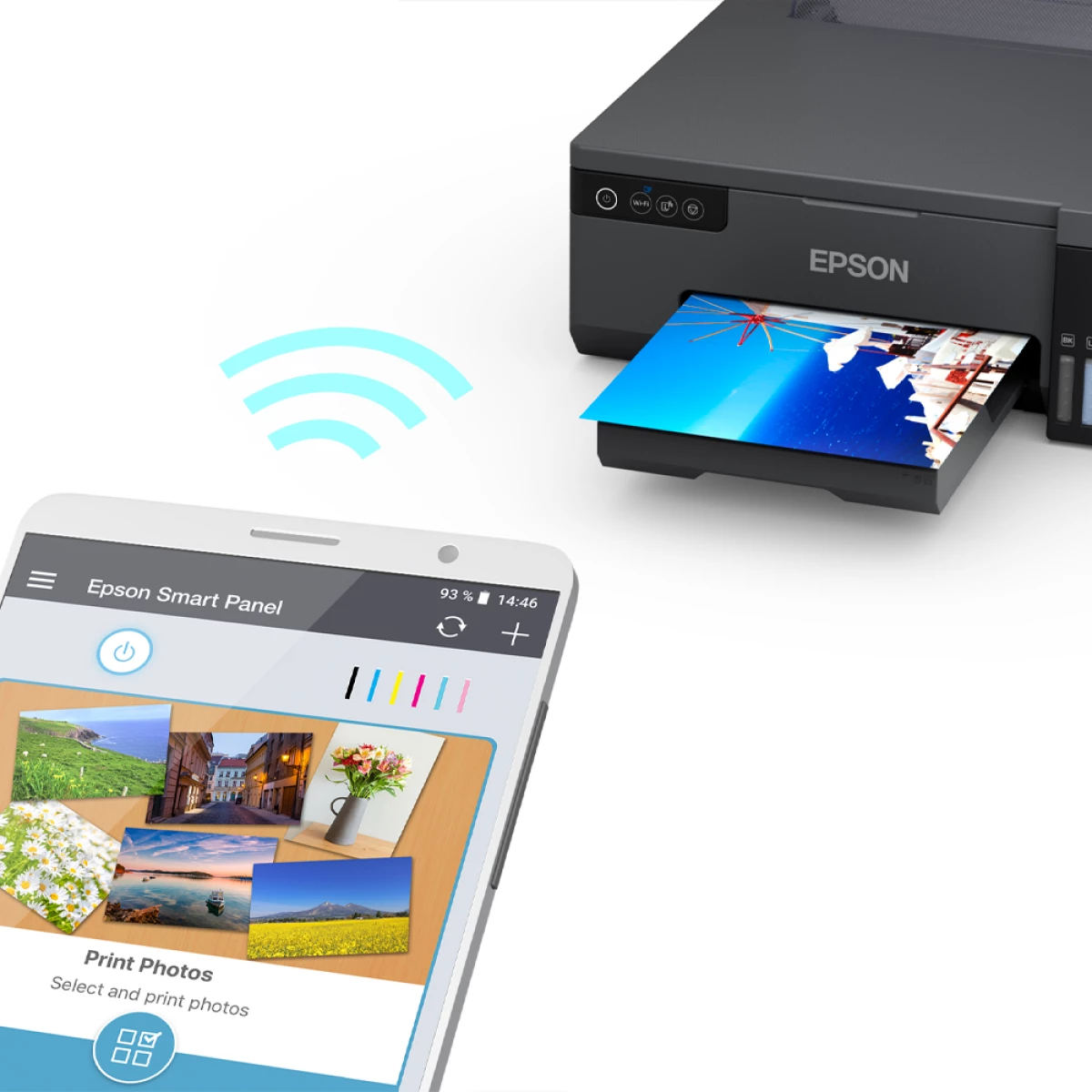 Impresora Tinta Color Epson Ecotank L8050 Reemplazo L805 Pvc