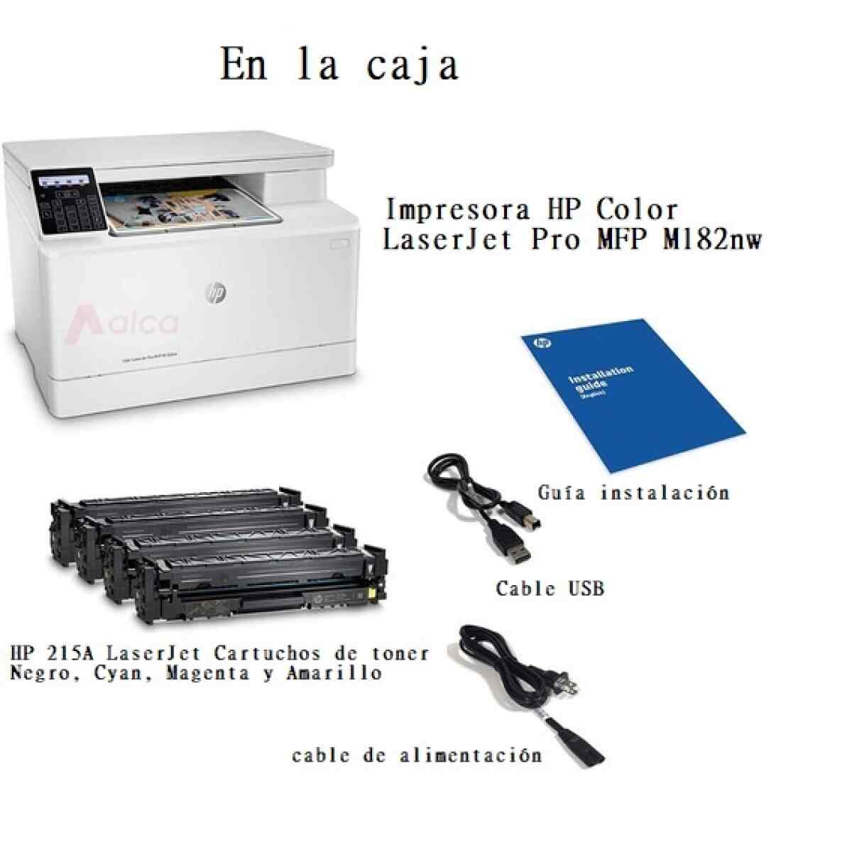 Impresora Hp Color Laserjet Pro M182nw Wifi