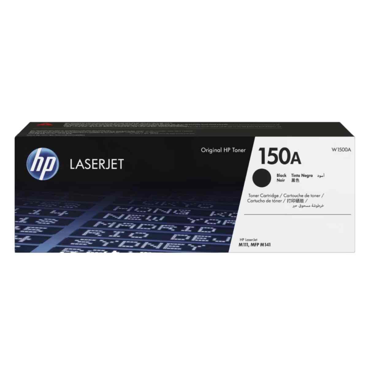 Cartucho de Tóner HP 150A Negro LaserJet Original W1500A - Imagen 1