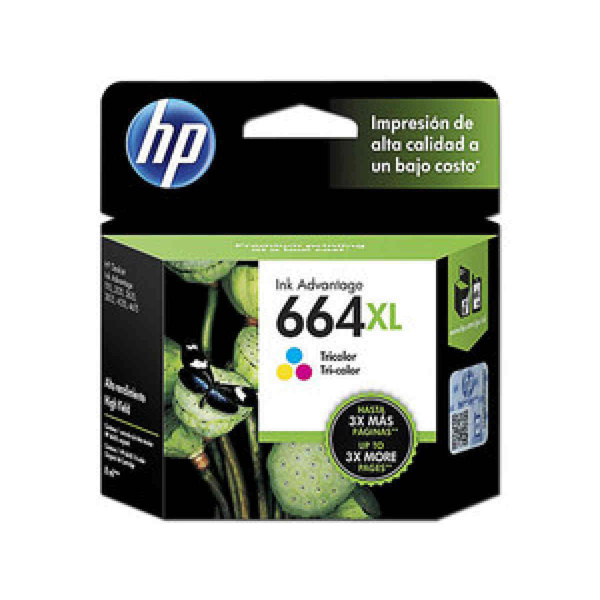 HP Tinta 664XL Tricolor F6V30AL - Imagen 1