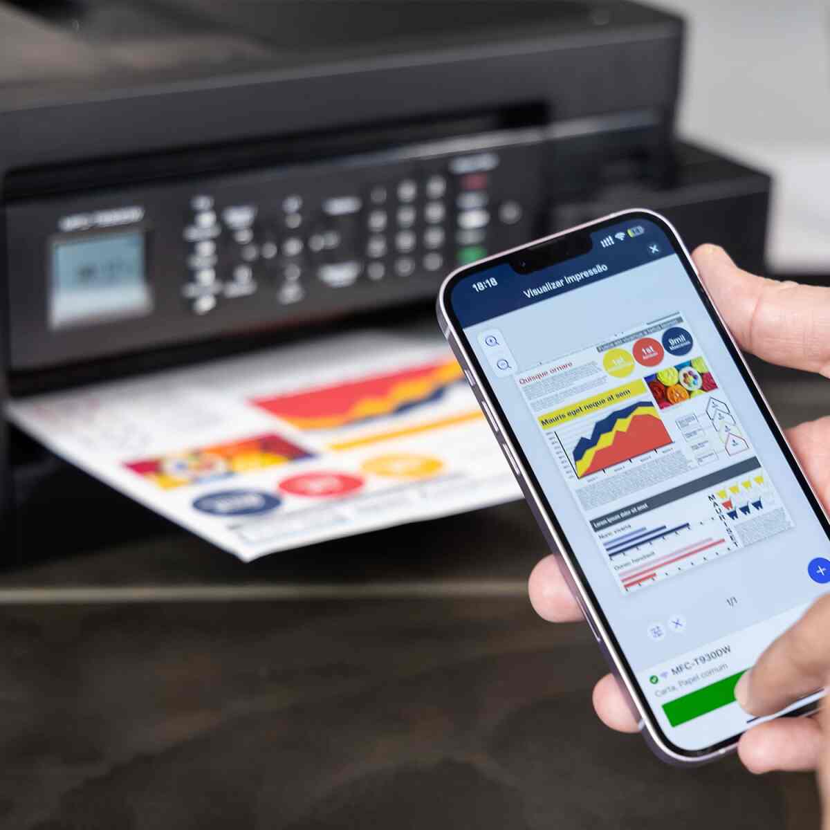Brother Impresora Multifuncional Wifi Duplex Adf MFCT930DW - Imagen 9