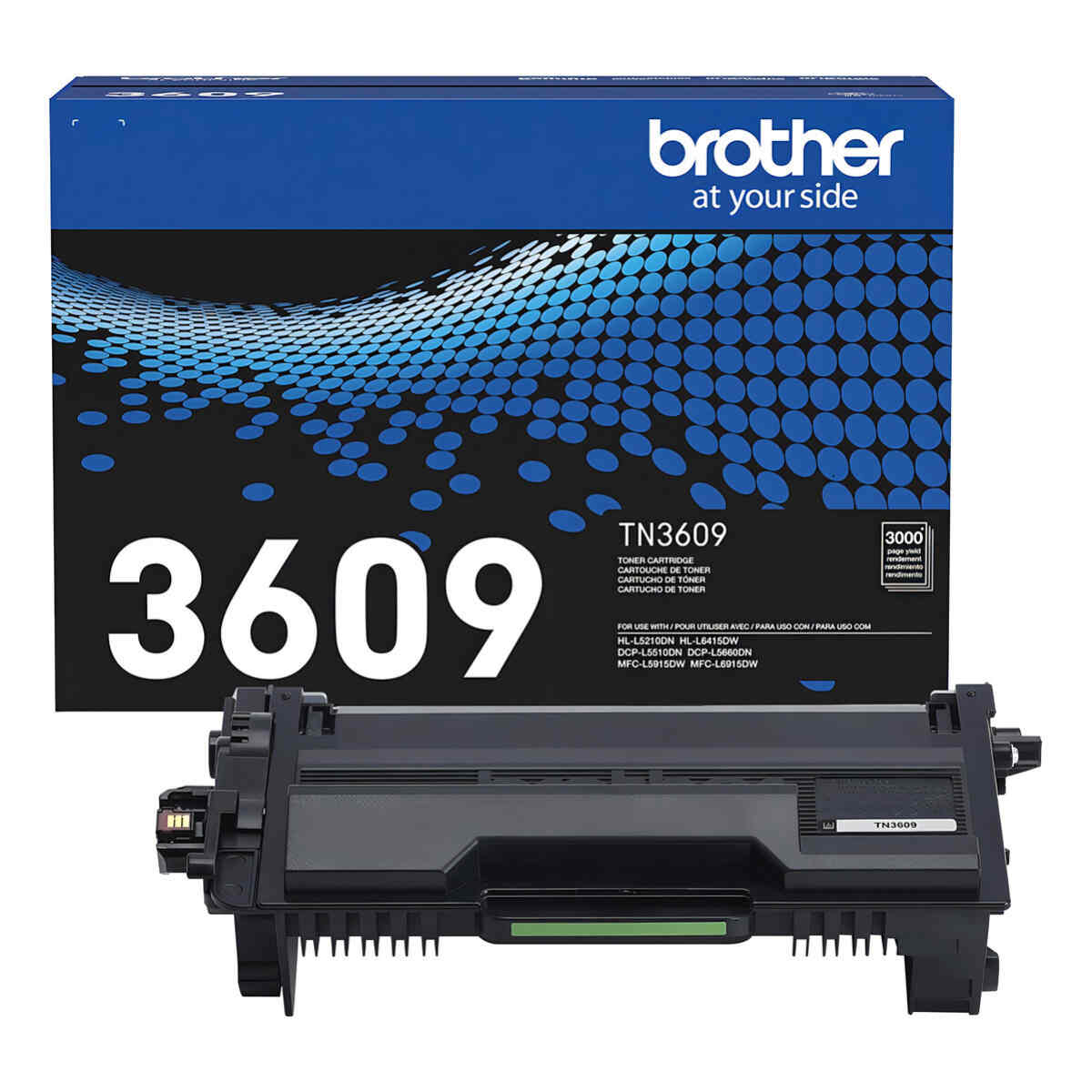 Tóner Brother Tn 3609 Color Negro Original - Imagen 3