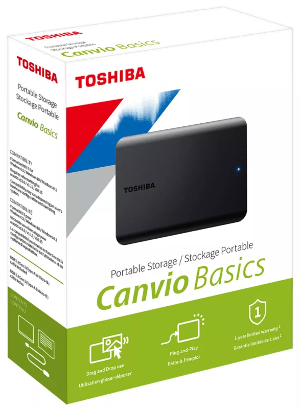 Disco duro externo Toshiba Canvio Basics 2TB