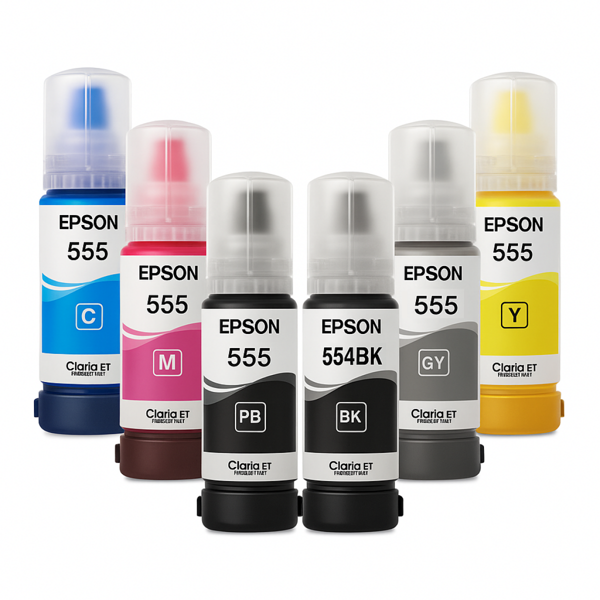 その他 RT-6108781602 Pack 6 Tintas Epson T555 Originales para L8160 y L8180 | Alto