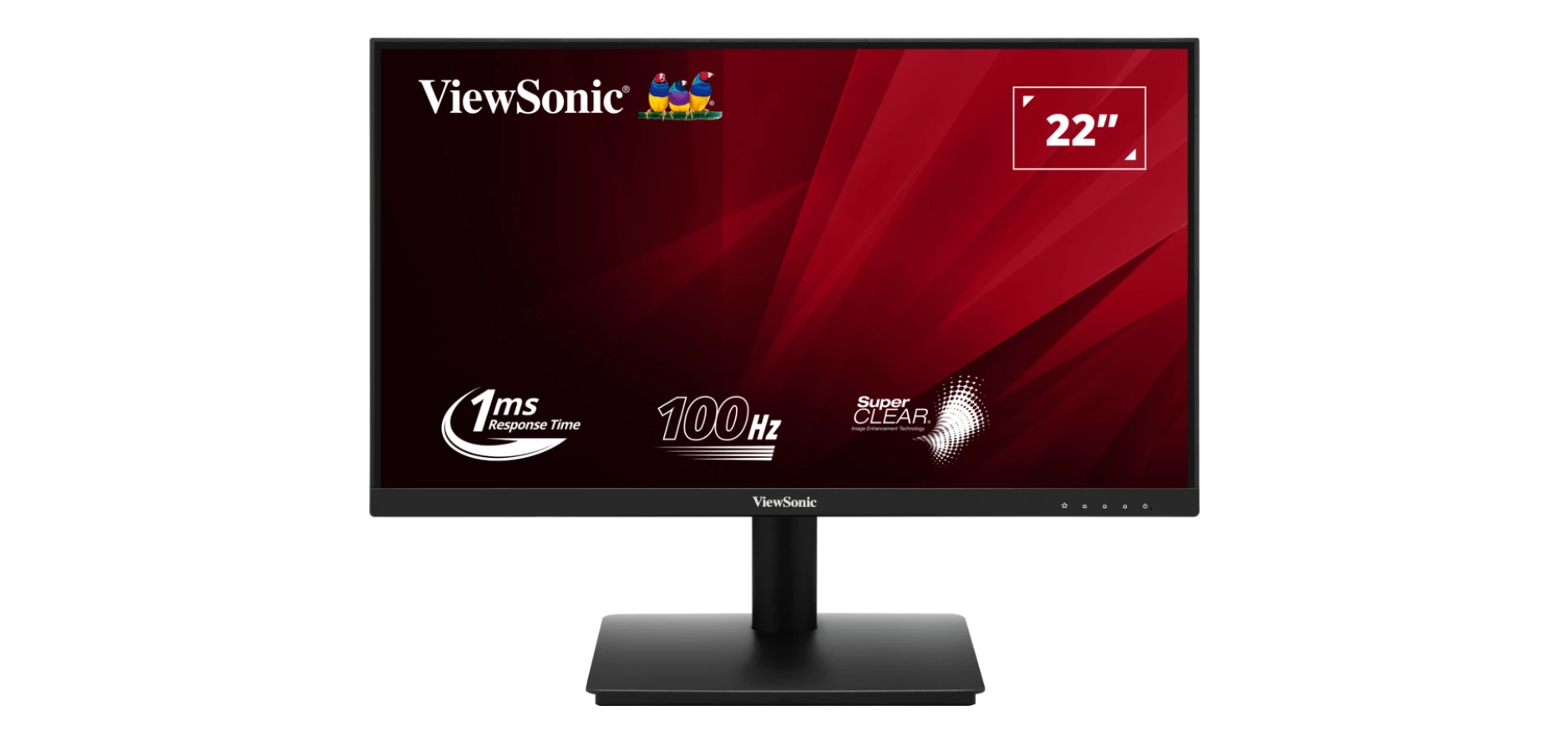 Monitor Viewsonic Fhd De 22 Pulgadas 1080p 100hz 1ms Va220-h