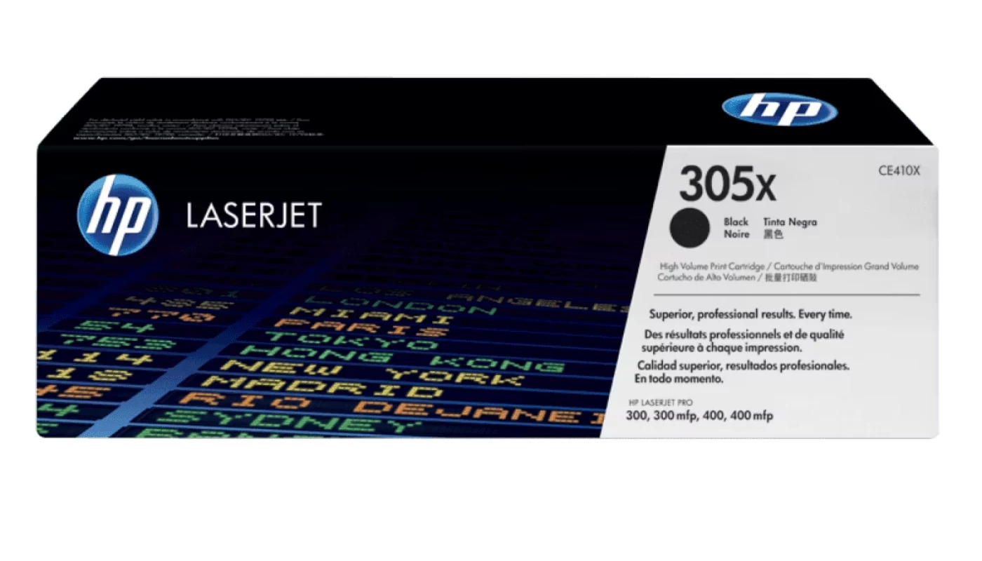 HP Toner LaserJet Negro 305X CE410X