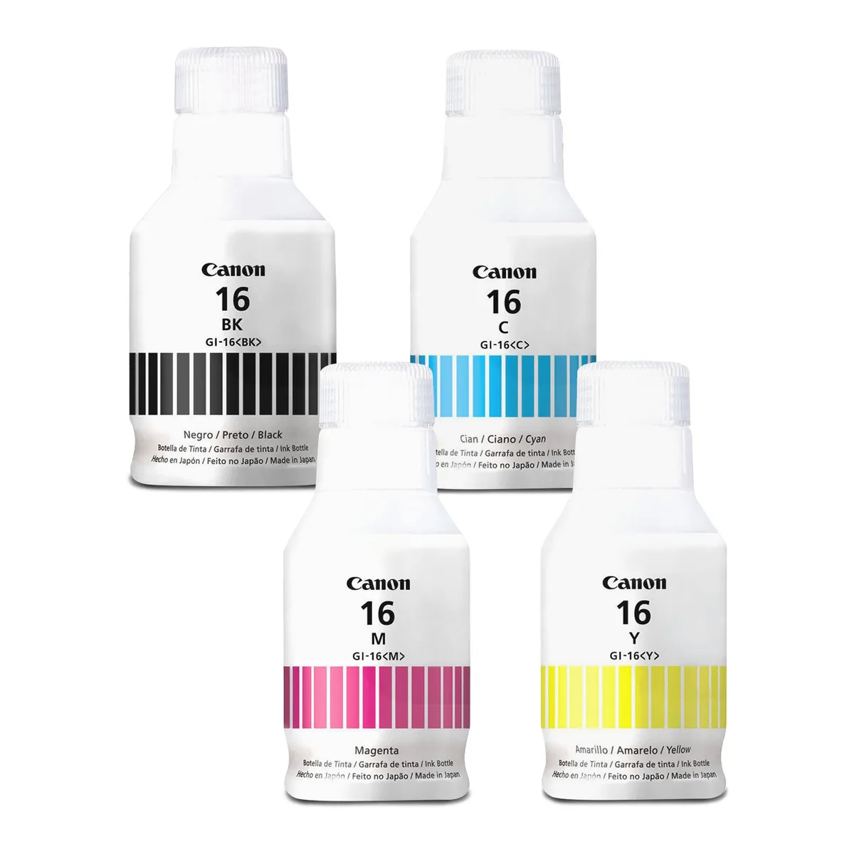 Canon Tinta GI-16 Pack 4 GX3010 GX4010 GX5010 GX6010 GX7010