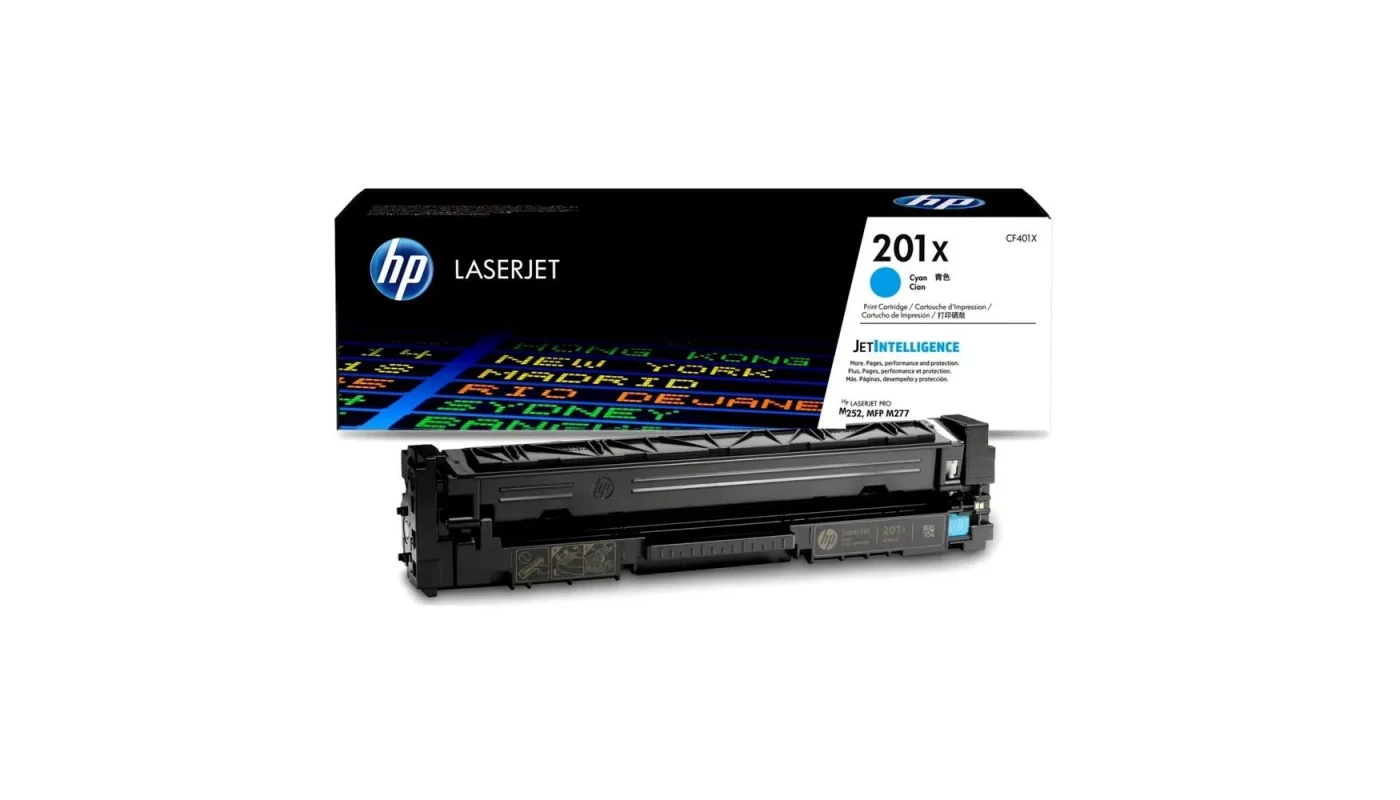 HP Toner 201X Cían Alto Rendimiento Original