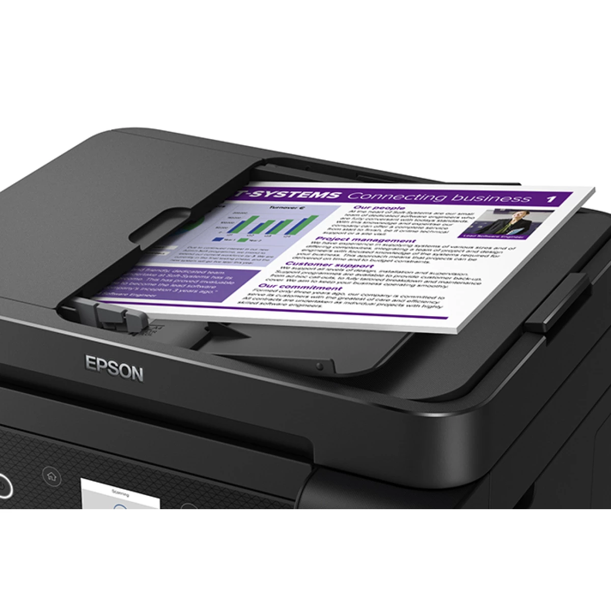 Impresora A Color Multifunción Epson Ecotank L6270 Con Wifi