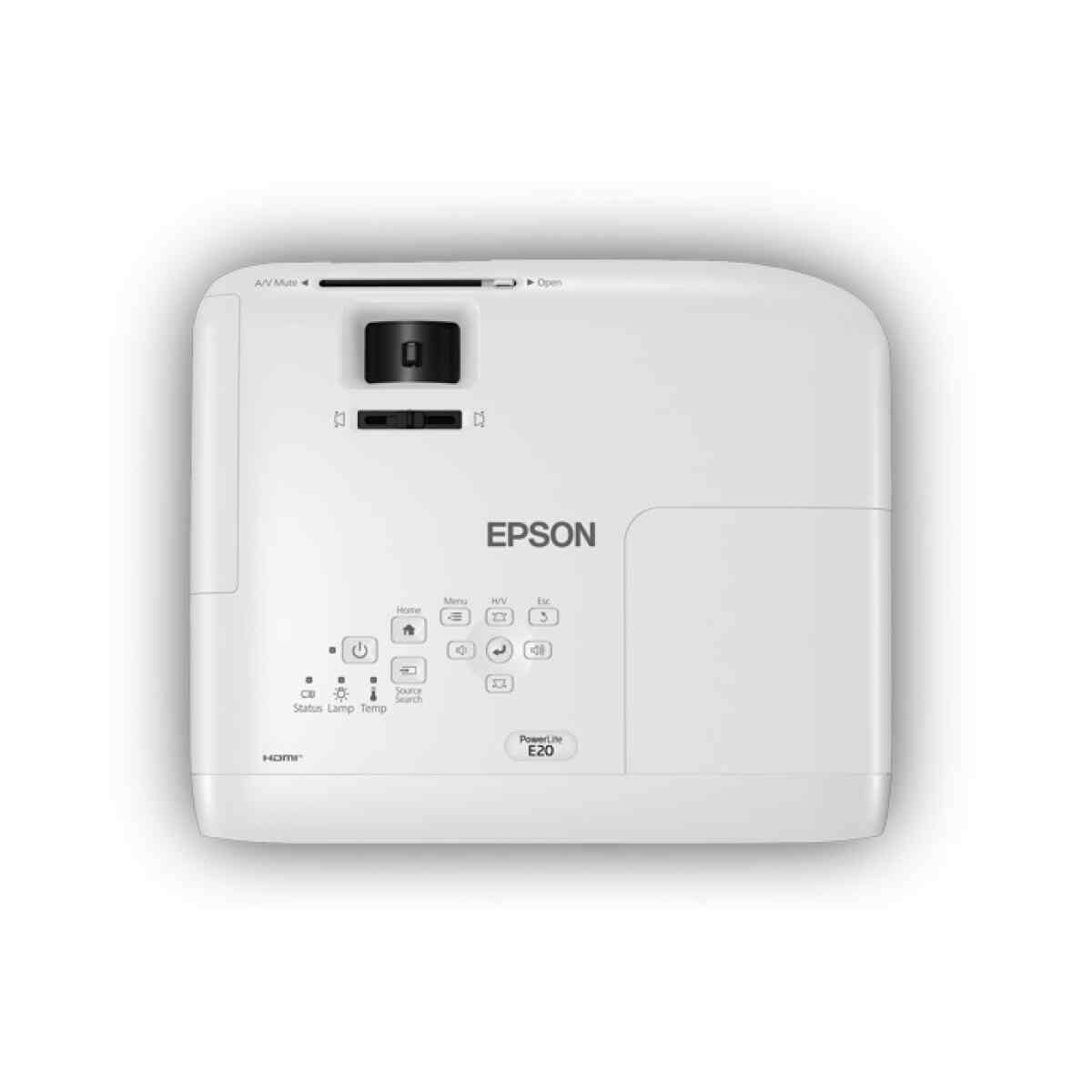 Proyector Epson PowerLite E20 3LCD 3400 Lúmenes Caja Dañada
