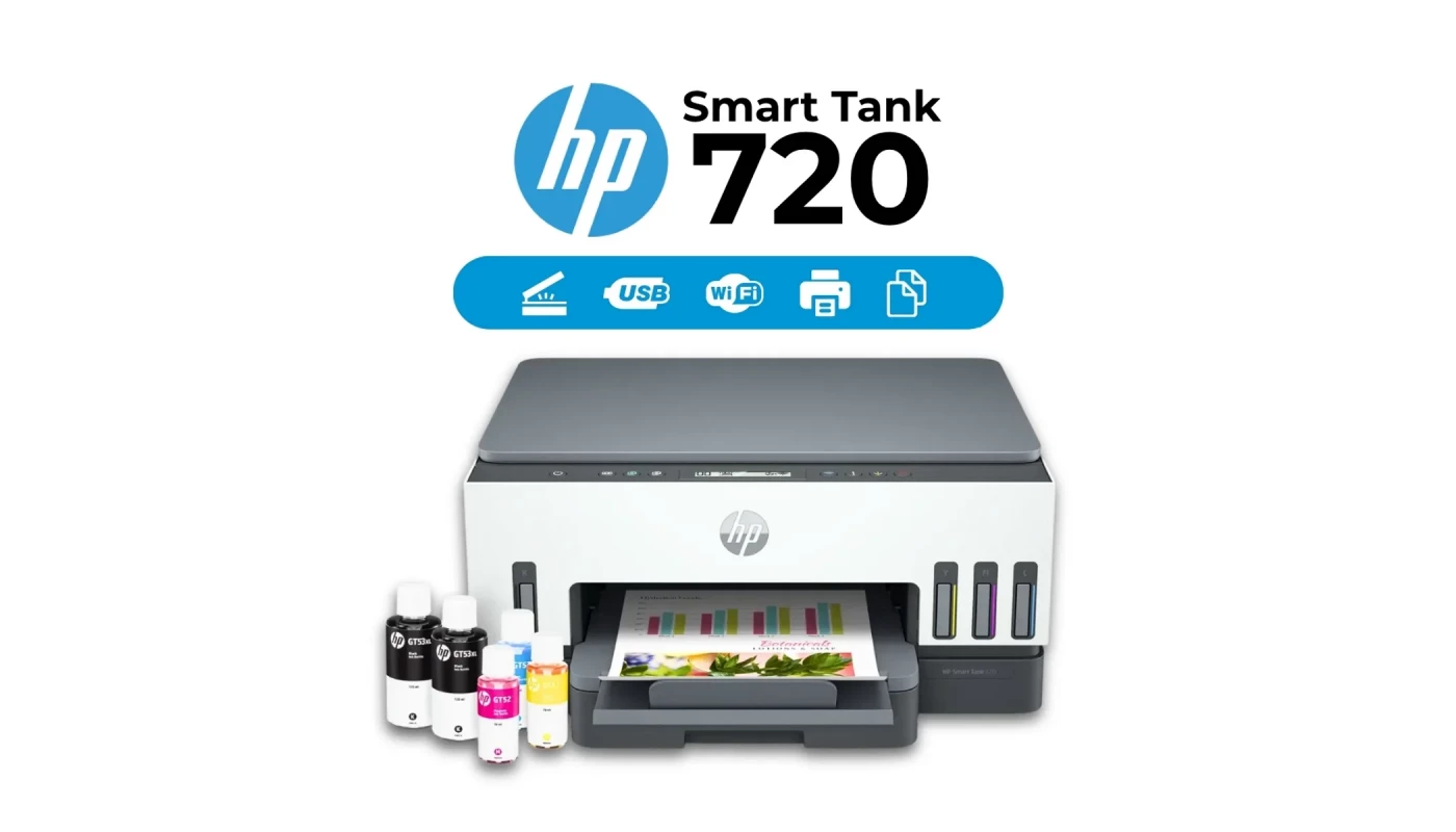 Impresora Hp 720 Smart Tank Multifuncional Wifi Duplex Color