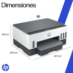 Impresora Hp 720 Smart Tank Multifuncional Wifi Duplex Color