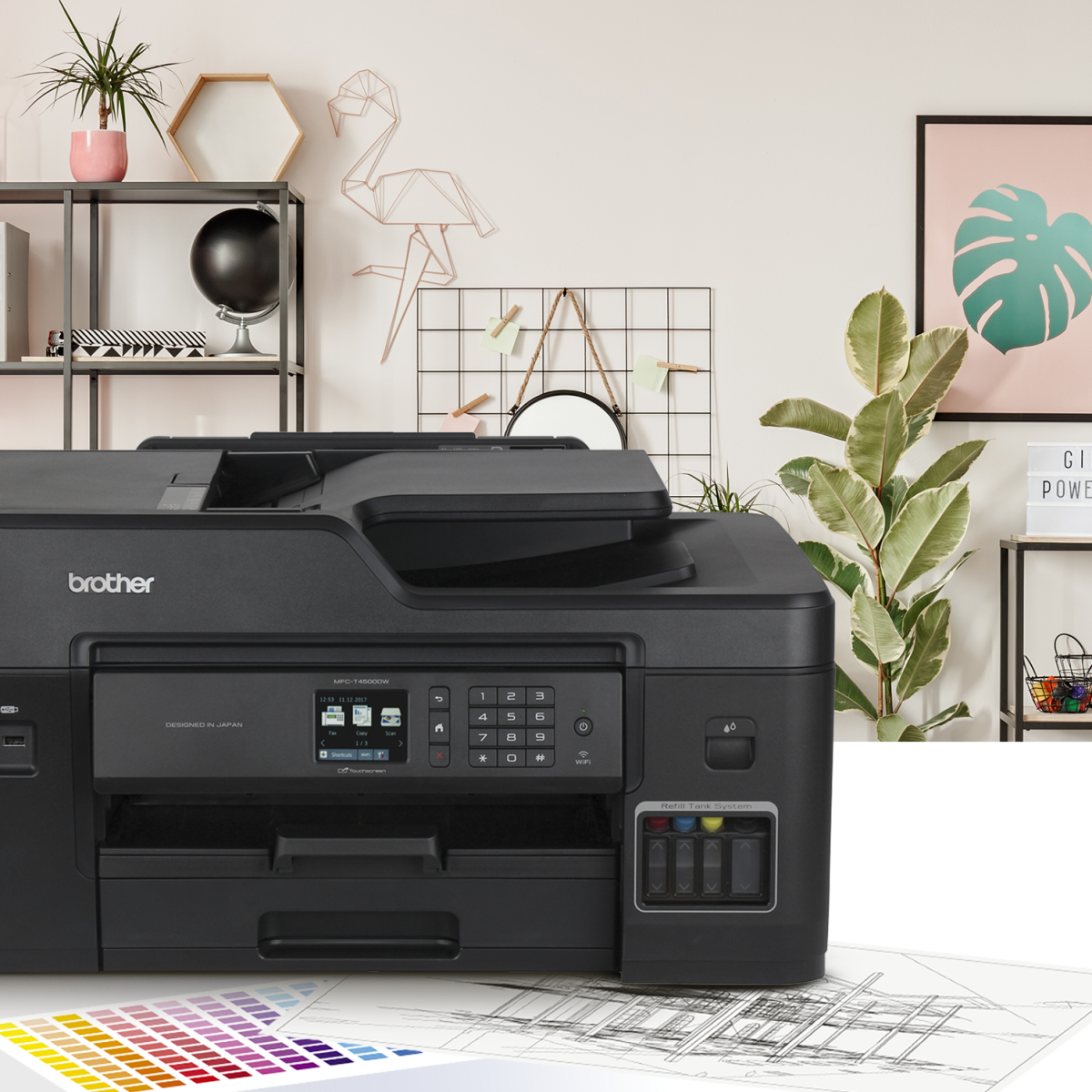 Brother Multifuncional T4500dw Color A3 Dúplex Wifi Ethernet